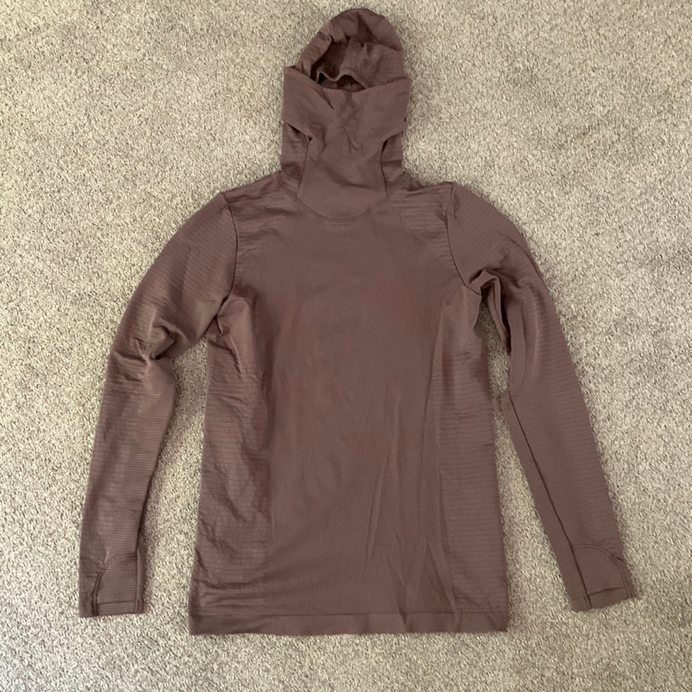 Athleta Flurry Balaclava Rib Mix Top Sz M NWOT